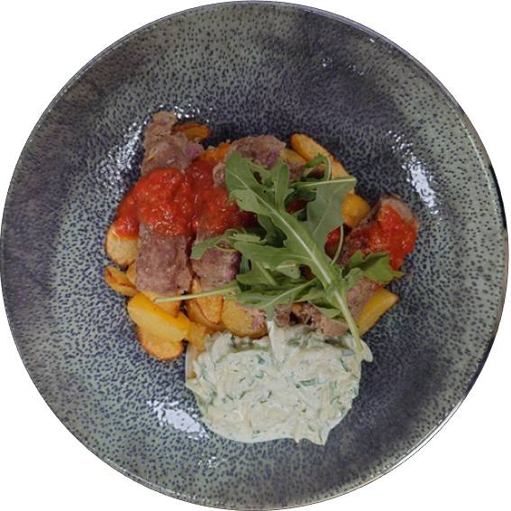 Balkánské čevabčiči - Ajvar, Tzatziky